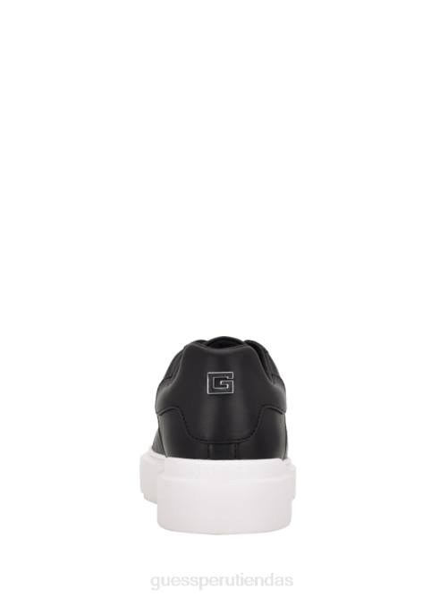 GUESS zapatillas bajas ivee perforadas g mujer 0P8X3367 negro1 calzado