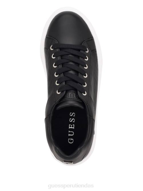 GUESS zapatillas bajas ivee perforadas g mujer 0P8X3367 negro1 calzado