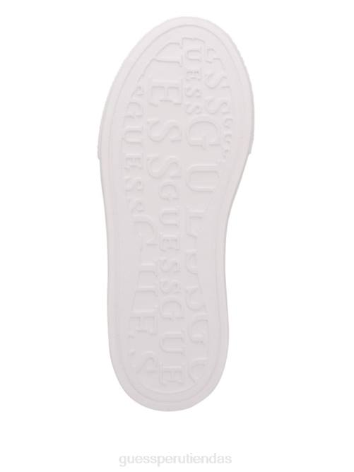 GUESS zapatillas bajas ivee perforadas g mujer 0P8X3375 blanco floral calzado