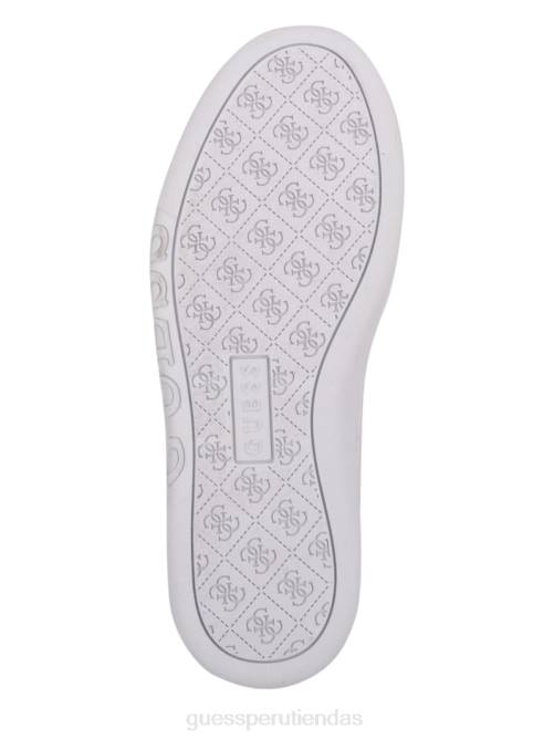 GUESS zapatillas bajas julien en relieve mujer 0P8X3371 blanco calzado