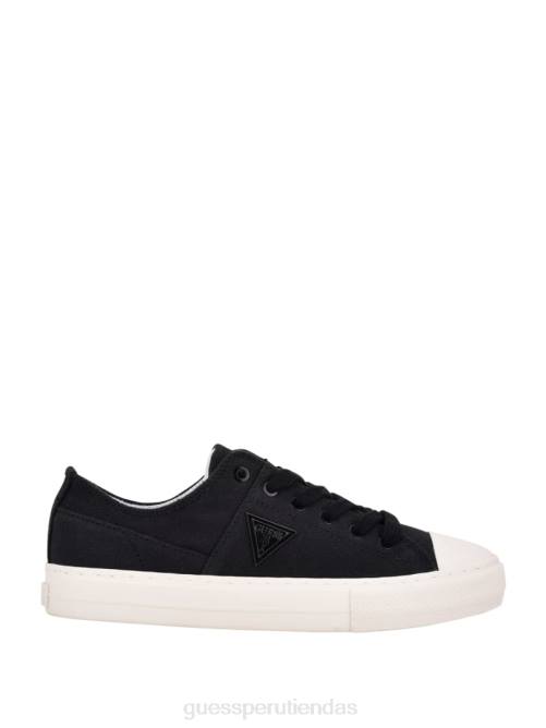 GUESS zapatillas bajas pranze de lona mujer 0P8X3359 negro1 calzado