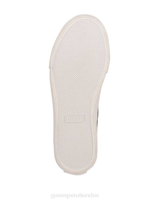 GUESS zapatillas bajas pranze de lona mujer 0P8X3359 negro1 calzado