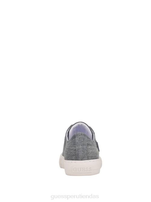 GUESS zapatillas bajas pranze de lona mujer 0P8X3364 azul medio calzado