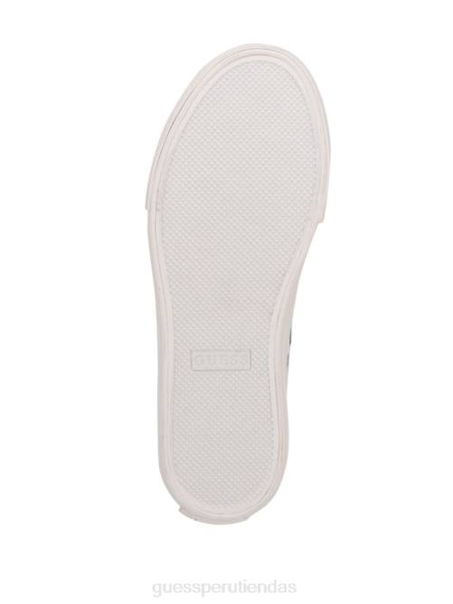 GUESS zapatillas bajas pranze de lona mujer 0P8X3364 azul medio calzado