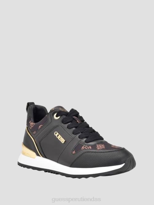 GUESS zapatillas kadlin con logo mujer 0P8X3339 negro calzado