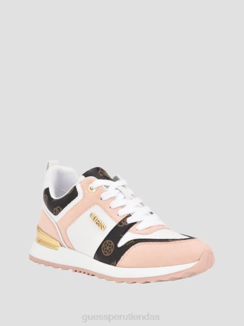 GUESS zapatillas kadlin con logo mujer 0P8X3346 rosa medio calzado