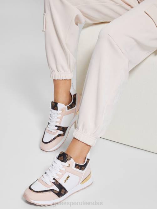 GUESS zapatillas kadlin con logo mujer 0P8X3346 rosa medio calzado
