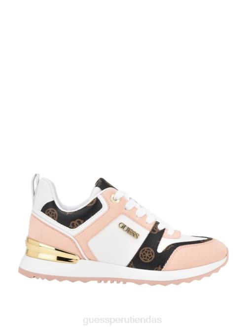 GUESS zapatillas kadlin con logo mujer 0P8X3346 rosa medio calzado