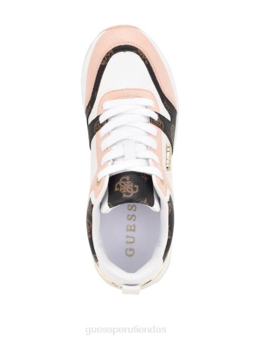 GUESS zapatillas kadlin con logo mujer 0P8X3346 rosa medio calzado