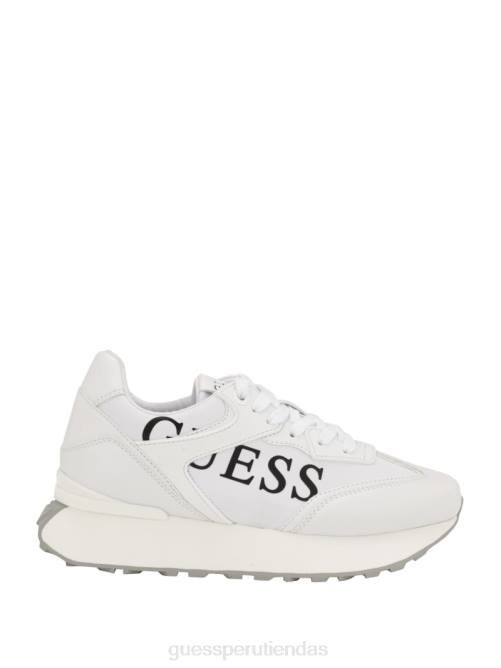 GUESS zapatillas luchia con logo mujer 0P8X3331 blanco calzado