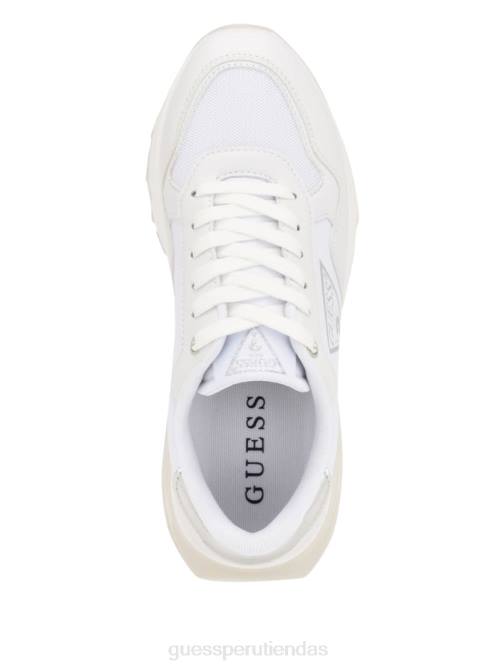 GUESS zapatillas melany con logo lateral mujer 0P8X3329 graffiti blanco calzado