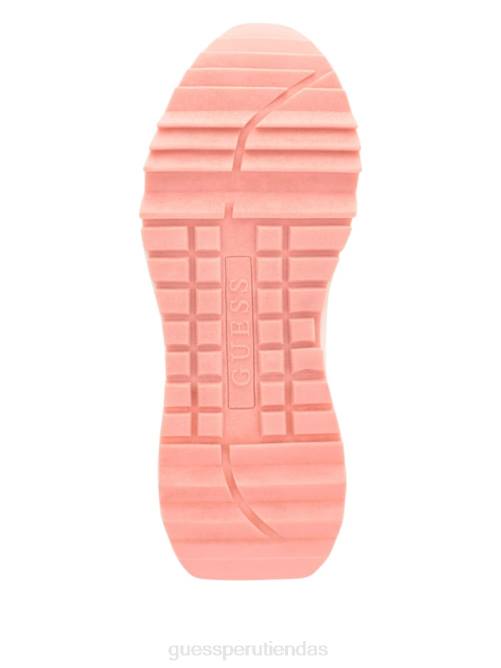 GUESS zapatillas melany con logo lateral mujer 0P8X3344 luz natural 110 calzado