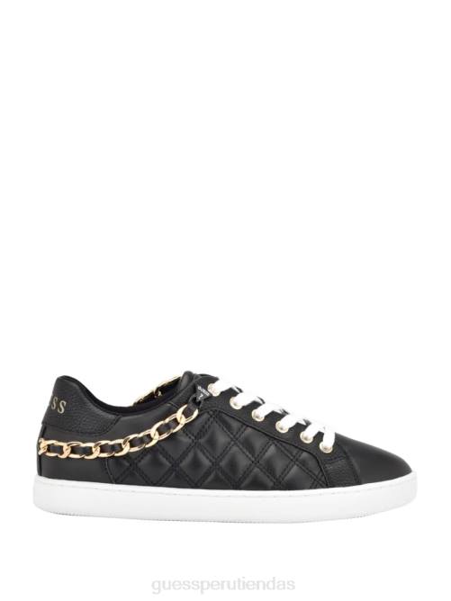 GUESS zapatillas reney acolchadas con cadena mujer 0P8X3356 negro calzado