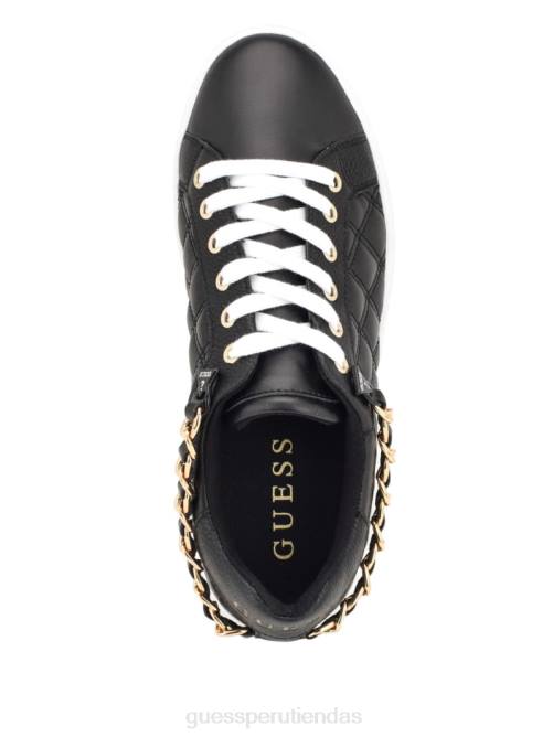 GUESS zapatillas reney acolchadas con cadena mujer 0P8X3356 negro calzado