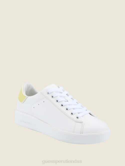GUESS zapatillas rockies con tacón pop mujer 0P8X3368 Marfil calzado