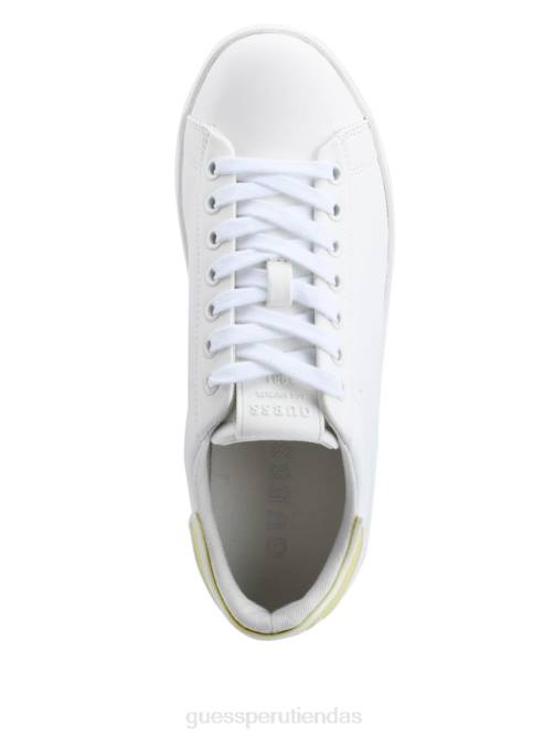 GUESS zapatillas rockies con tacón pop mujer 0P8X3368 Marfil calzado