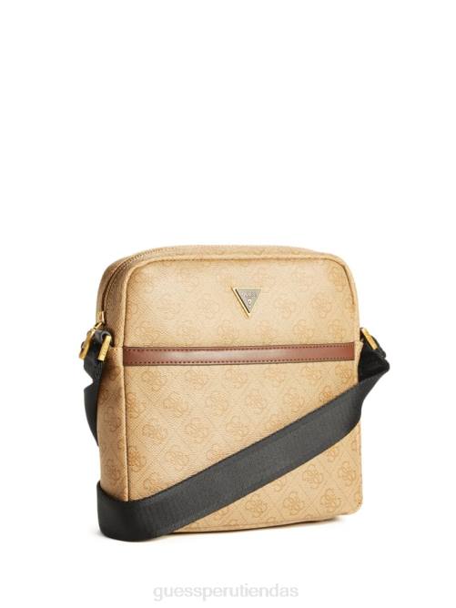 GUESS bandolera plana vezzola hombres 0P8X3246 bambú accesorio