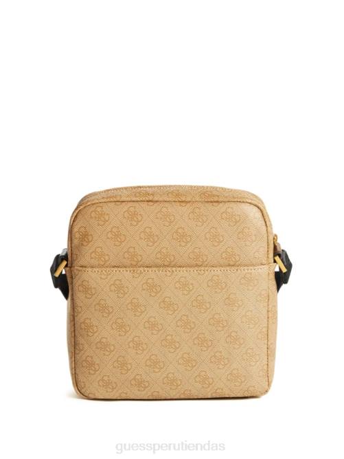 GUESS bandolera plana vezzola hombres 0P8X3246 bambú accesorio