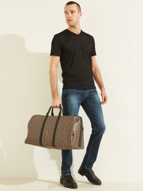 GUESS bolso de fin de semana escape hombres 0P8X3231 marrón accesorio