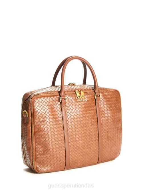 GUESS bolso de trabajo de noche hombres 0P8X3099 marrón accesorio