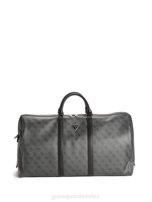 GUESS fin de semana inteligente vezzola hombres 0P8X3200 estampado floral negro accesorio