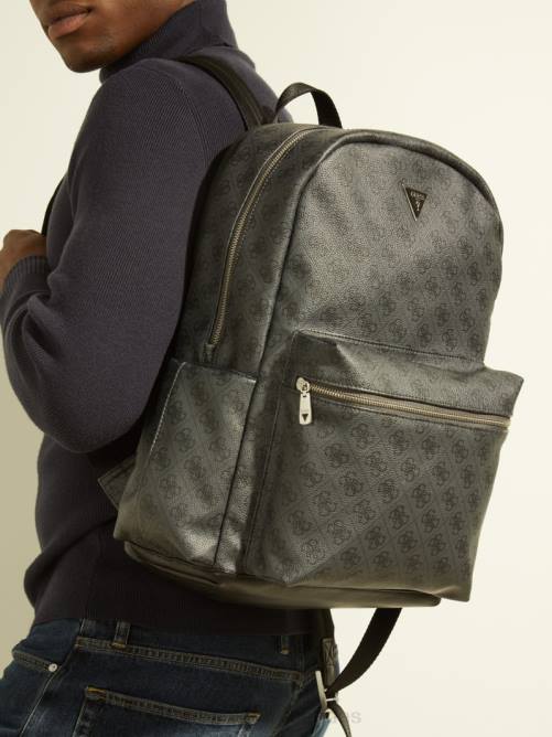 GUESS mochila inteligente vezzola hombres 0P8X3233 estampado floral negro accesorio