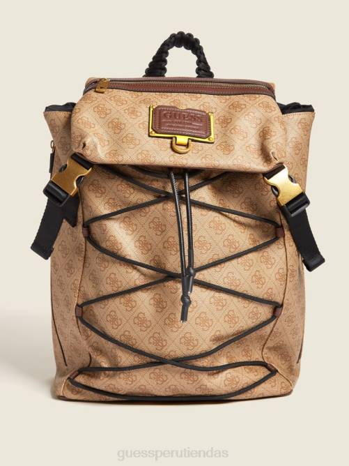 GUESS mochila salameda hombres 0P8X3242 bambú accesorio