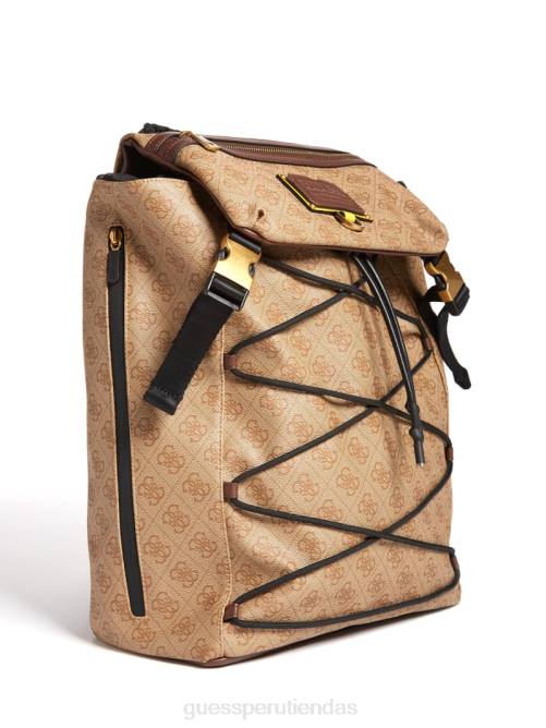 GUESS mochila salameda hombres 0P8X3242 bambú accesorio