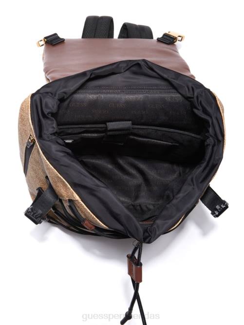 GUESS mochila salameda hombres 0P8X3242 bambú accesorio