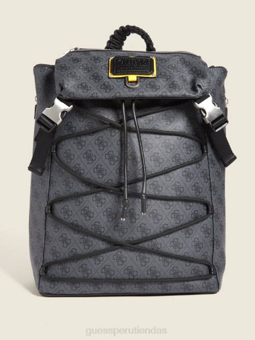 GUESS mochila salameda hombres 0P8X3243 estampado floral negro accesorio