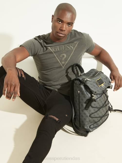 GUESS mochila salameda hombres 0P8X3243 estampado floral negro accesorio