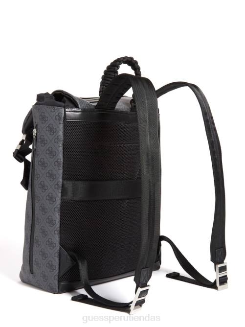 GUESS mochila salameda hombres 0P8X3243 estampado floral negro accesorio