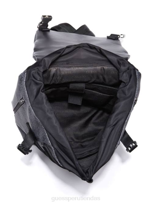 GUESS mochila salameda hombres 0P8X3243 estampado floral negro accesorio