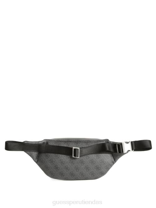 GUESS riñonera inteligente vezzola hombres 0P8X3235 estampado floral negro accesorio