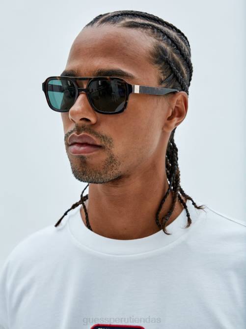 GUESS gafas de sol de aviador originales hombres 0P8X3738 53n agravio accesorio