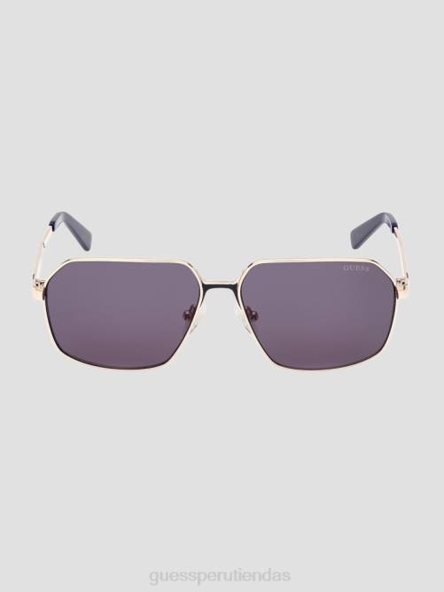 GUESS gafas de sol otto navigator de metal hombres 0P8X3683 32v oro accesorio