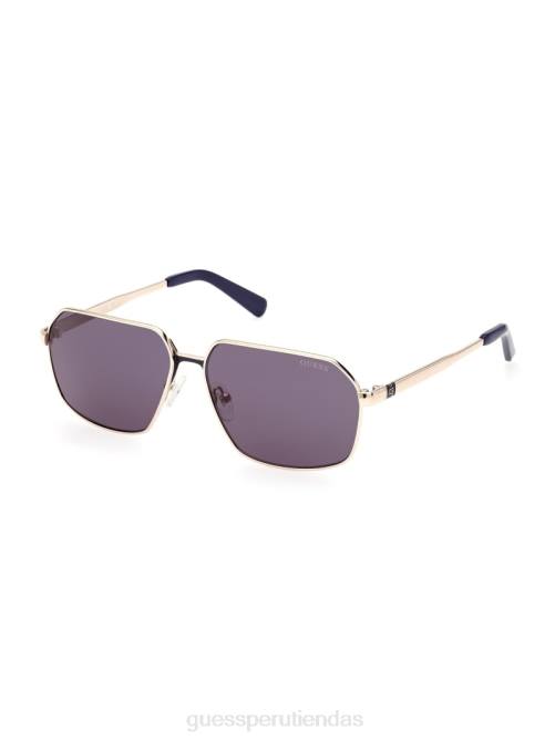 GUESS gafas de sol otto navigator de metal hombres 0P8X3683 32v oro accesorio