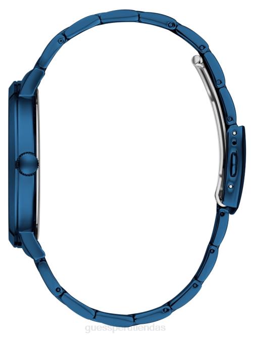 GUESS reloj analógico de diamantes hombres 0P8X3602 azul accesorio