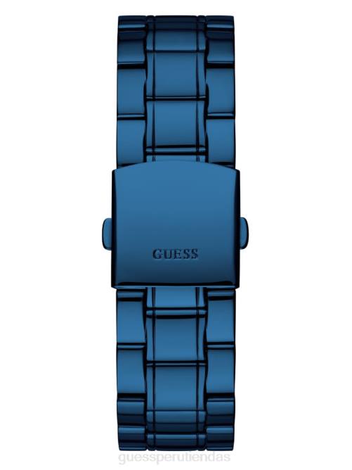 GUESS reloj analógico de diamantes hombres 0P8X3602 azul accesorio