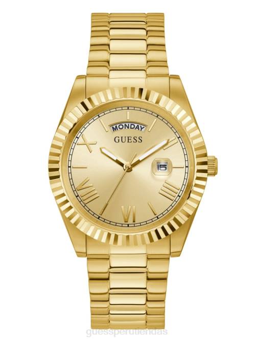 GUESS reloj analógico hombres 0P8X3603 oro accesorio