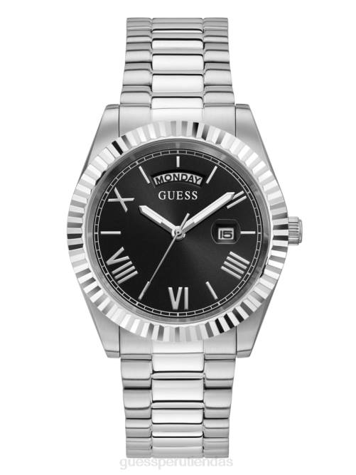 GUESS reloj analógico hombres 0P8X3605 plata accesorio