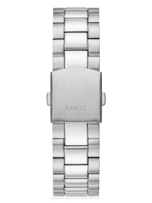 GUESS reloj analógico hombres 0P8X3605 plata accesorio