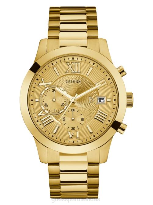 GUESS reloj de vestir clásico hombres 0P8X3607 oro accesorio