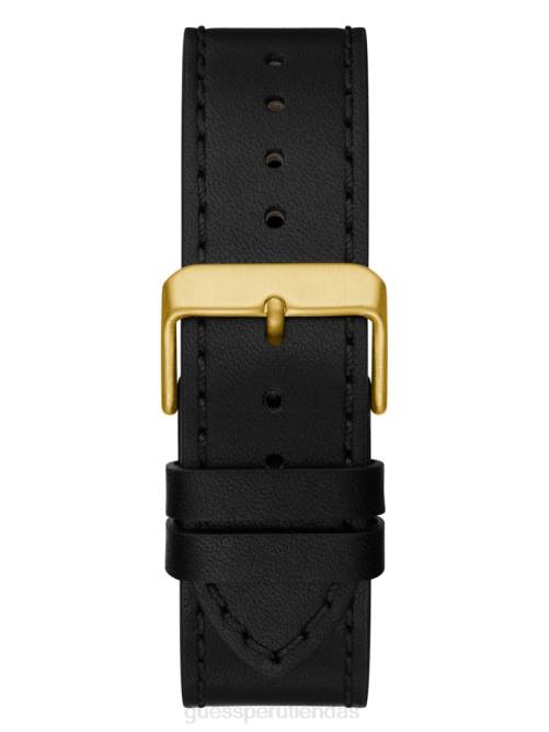 GUESS reloj multifunción de cuero hombres 0P8X3914 oro accesorio