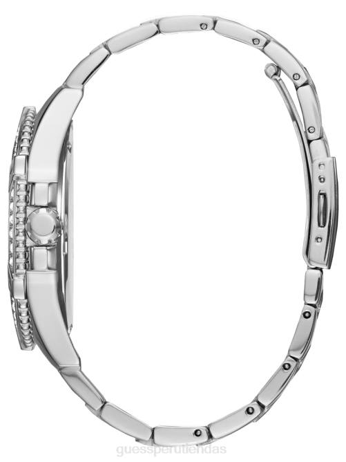 GUESS reloj multifunción hombres 0P8X3546 plata accesorio