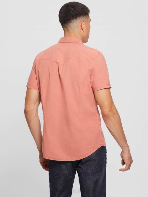 GUESS camisa de nottingham hombres 0P8X3984 aechmea meñique vestir