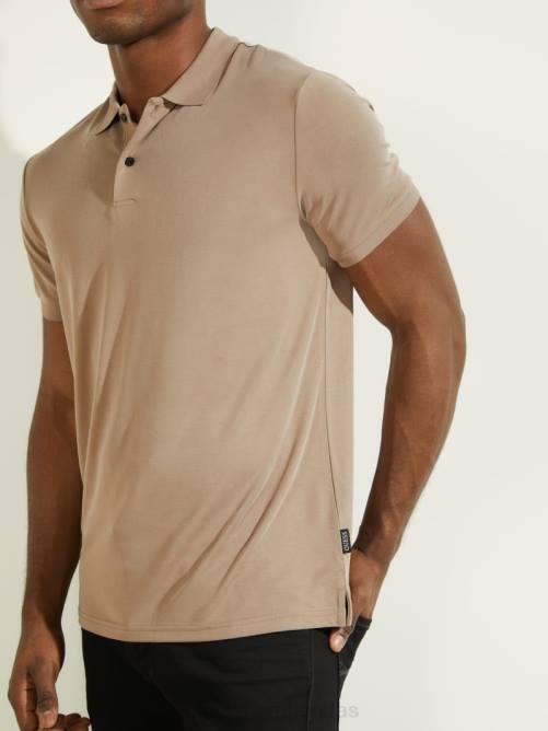 GUESS iker polo hombres 0P8X4101 cáscara de nuez vestir