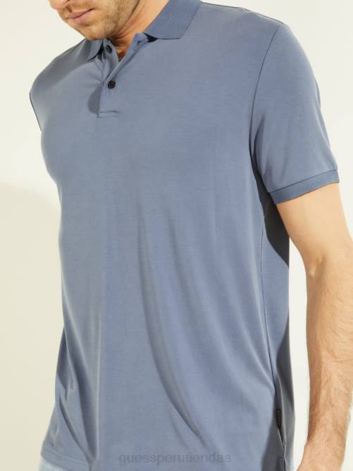 GUESS iker polo hombres 0P8X4149 piedra de mojave vestir