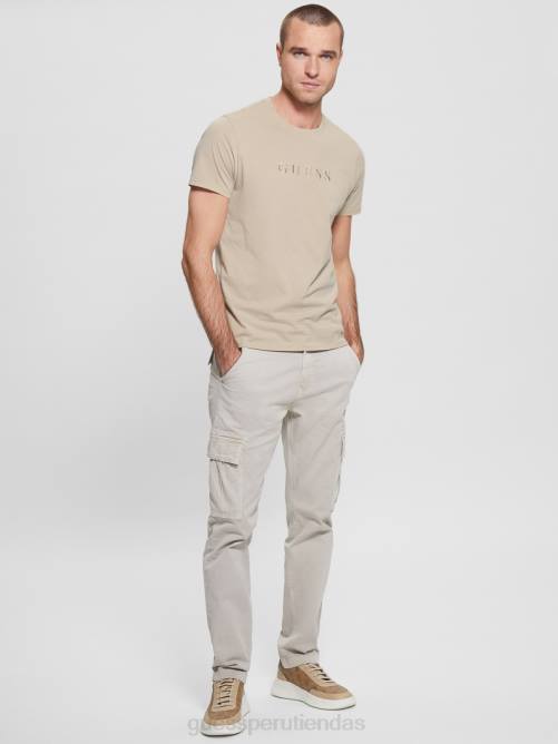 GUESS camiseta con logo bordado hombres 0P8X4009 nómada vestir