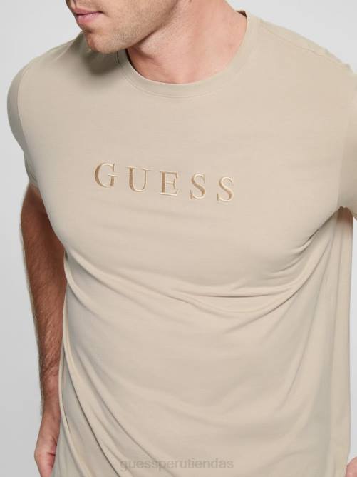 GUESS camiseta con logo bordado hombres 0P8X4009 nómada vestir
